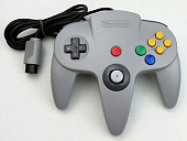 картинка Nintendo 64 Controller Серый Оригинал NUS-005 USED. Купить Nintendo 64 Controller Серый Оригинал NUS-005 USED в магазине 66game.ru