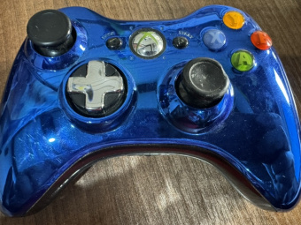 Геймпад беспроводной Xbox 360 Chrome Blue