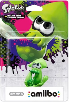 Фигурка Amiibo Инклинг-кальмар Inkling Squid Neon Green (коллекция Splatoon)