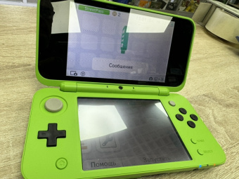 New Nintendo 2DS XL (черный + зеленый) Minecraft + 32 Gb (Игры) [USED]