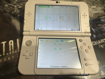 New 3DS XL White + 128 Gb (Игры) [USED]