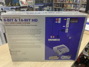 8-битная и 16-битная 720P SNES + NES 3