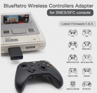 Беспроводной контроллер Nintendo SNES SFC Blueretro