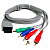 картинка Компонентный кабель для Nintendo Wii - Component AV Cable. Купить Компонентный кабель для Nintendo Wii - Component AV Cable в магазине 66game.ru