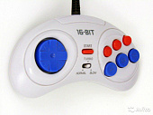 картинка Джойстик Sega turbo белый. Купить Джойстик Sega turbo белый в магазине 66game.ru