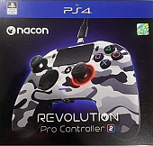 картинка Геймпад проводной NACON Revolution Pro Controller (бело-черный)  (WIN/PS4). Купить Геймпад проводной NACON Revolution Pro Controller (бело-черный)  (WIN/PS4) в магазине 66game.ru