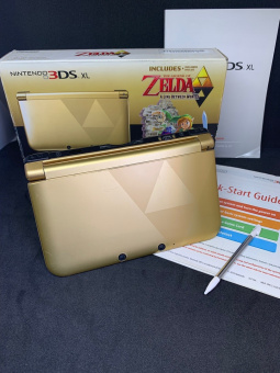 Nintendo 3DS Xl Zelda Edition + Luma + Игры (USED) 1