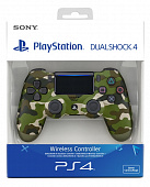 картинка Геймпад DualShock 4 v2 Green Camouflage для PS4. Купить Геймпад DualShock 4 v2 Green Camouflage для PS4 в магазине 66game.ru