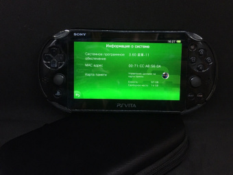 PS Vita slim + 64Gb (Игры) Henkaku 2