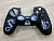 картинка Силиконовый черный чехол джойстика PS-4 (Серебряный дракон). Купить Силиконовый черный чехол джойстика PS-4 (Серебряный дракон) в магазине 66game.ru