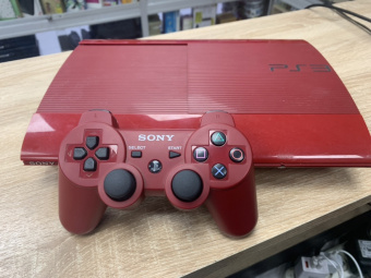 PS3 500GB красная + Геймпад