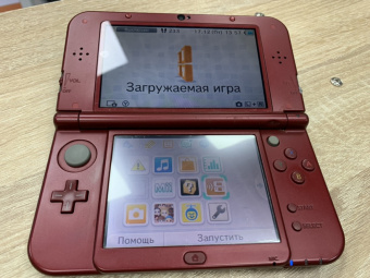 New Nintendo 3DS XL Красная + 32 Gb (Игры) [USED]