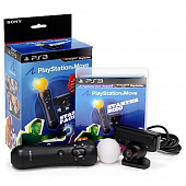 картинка Starter Pack PS Move + Камера PS Eye для PS3 USED. Купить Starter Pack PS Move + Камера PS Eye для PS3 USED в магазине 66game.ru