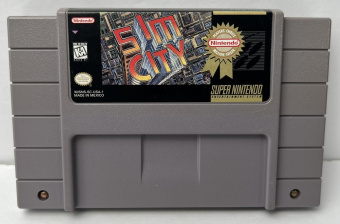 Sim City (SNES NTSC) ORIGINAL Б У