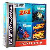 картинка 2in1 FindingNemo+FindingNemoContinue (русская версия)[GBA]. Купить 2in1 FindingNemo+FindingNemoContinue (русская версия)[GBA] в магазине 66game.ru