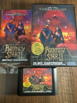 Полная реплика Phantasy Star 2 с мануалом [Sega]