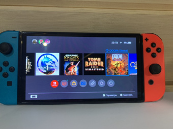 Nintendo SWITCH OLED (сине-красный) USED