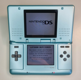 Nintendo DS Lite Fat голубая в коробке