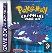 картинка Pokemon - Sapphire Version  (английская  версия)[GBA]. Купить Pokemon - Sapphire Version  (английская  версия)[GBA] в магазине 66game.ru