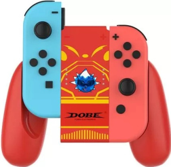 Подзаряжающий держатель Charging Grip для Joy-Con DOBE (TNS-880) красный 1