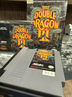 Nintendo NES  Double Dragon III The Sacred Stones ORIGINAL !!! NTSC