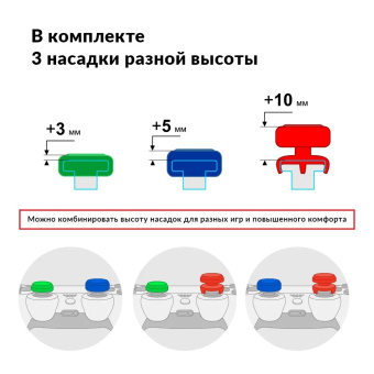 Накладки на стики для контроллера PS4 PS5 2