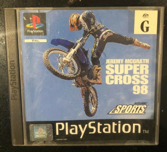 Jeremy McGrath Supercross original [PS1, английская версия] USED