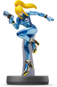 Фигурка Amiibo Zero Suit Samus (коллекция Super Smash Bros) USED