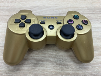 Геймпад Dualshock 3 золотистый  для PS3 (Original)  БУ