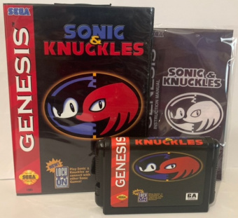 Полная реплика Sonic & Knuckles с мануалом [Sega]