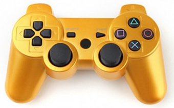 Джойстик для PS3 (золотой)