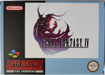 Final Fantasy IV (SNES PAL) в коробке