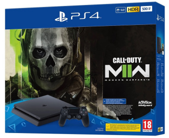 PlayStation 4 500 GB Slim CUH-2216A + COD MW 2