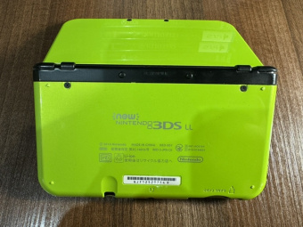 NEW Nintendo 3DS LL XL RED-001 Lime Black + 32 Gb игры 1
