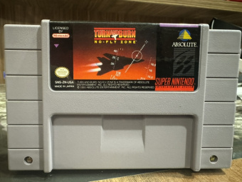 Turn and Burn  No-Fly Zone (SNES NTSC) ORIGINAL Б У