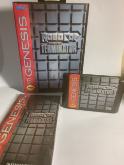 Полная реплика Robocop vs Terminator с мануалом [Sega]