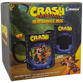 картинка Кружка Crash Bandicoot Heat Change Mug от магазина 66game.ru