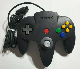 Nintendo 64 Controller Черный Оригинал NUS-005 USED