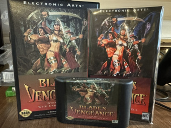 Полная реплика Blades of Vengeance с мануалом [Sega]