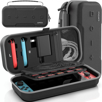 Чехол защитный Carry Case Purple (серый) Switch Switch OLED Oivo (IV-SW178)