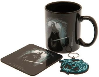 Набор подарочный Ведьмак (кружка 315мл, подстаканник, брелок) GP85774  2