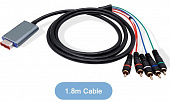 картинка Компонентный кабель NGC для Gamecube 5RCA YPbPr. Купить Компонентный кабель NGC для Gamecube 5RCA YPbPr в магазине 66game.ru