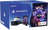 картинка Шлем Sony PlayStation VR Mega Pack V2 + Camera + VR Worlds PS4/PS5. Купить Шлем Sony PlayStation VR Mega Pack V2 + Camera + VR Worlds PS4/PS5 в магазине 66game.ru