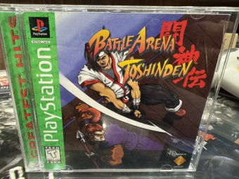 Battle Arena Toshinden original (NTSC) [PS1, английская версия] USED