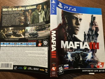 Обложка игры Mafia III PS4