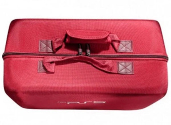 Сумка для консоли и геймпадов Playstation 5 Dead Skull Красная 2