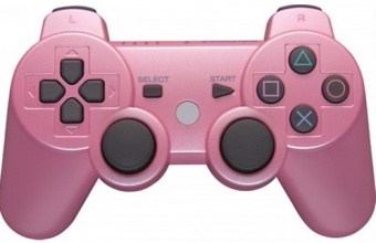 Джойстик для PS3 (розовый)