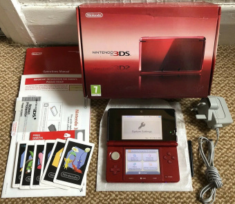 Nintendo 3DS Aqua Red 32 Gb USED