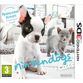 картинка Nintendogs + Cats: Французский бульдог и новые друзья (Русская версия) [3DS]. Купить Nintendogs + Cats: Французский бульдог и новые друзья (Русская версия) [3DS] в магазине 66game.ru
