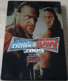WWE SmackDown vs. Raw 2009 Steelbook [Xbox 360, английская версия] USED